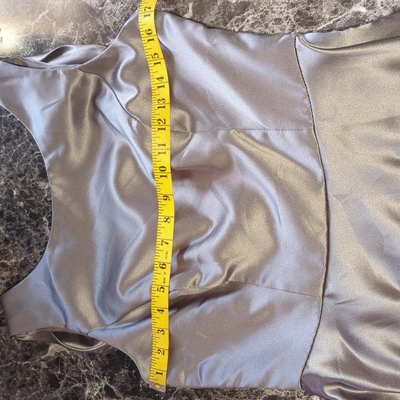 Satin Sleeveless Cocktail Dress - Picture 9 of 13